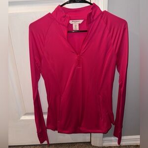 Tommy Bahama Fuchsia Quarter-Zip Sweatshirt